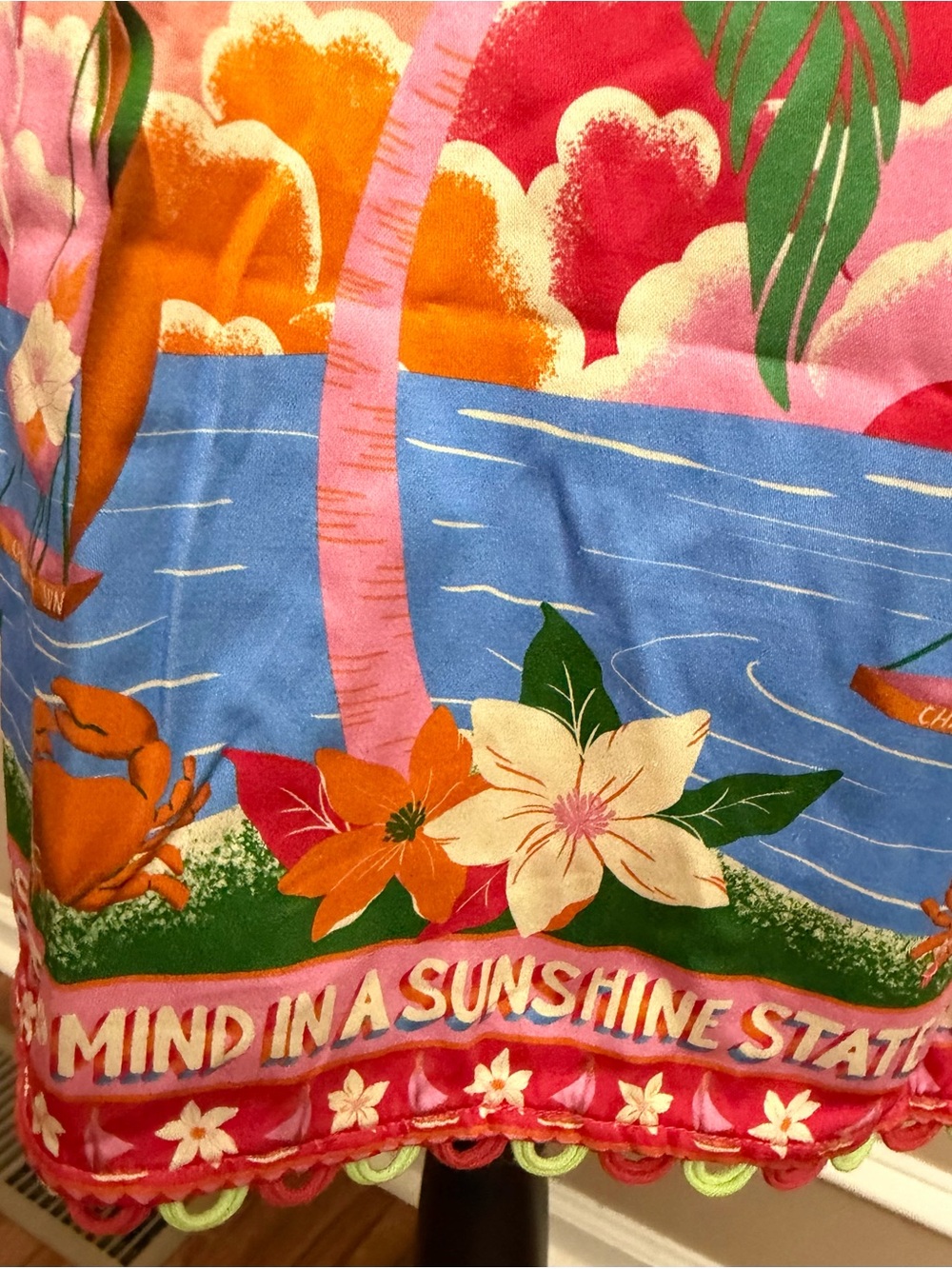 Alden Adair Millie Dress Paradise Print Small NWT - Picture 6 of 14